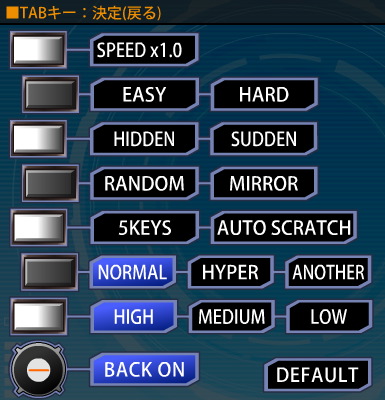 GAME OPTION 1